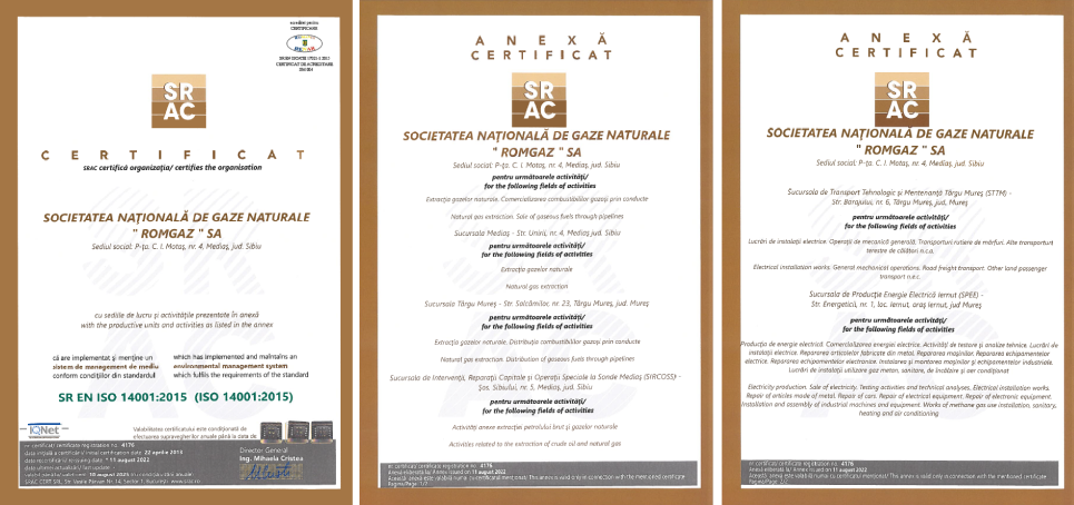 Certificat 14001